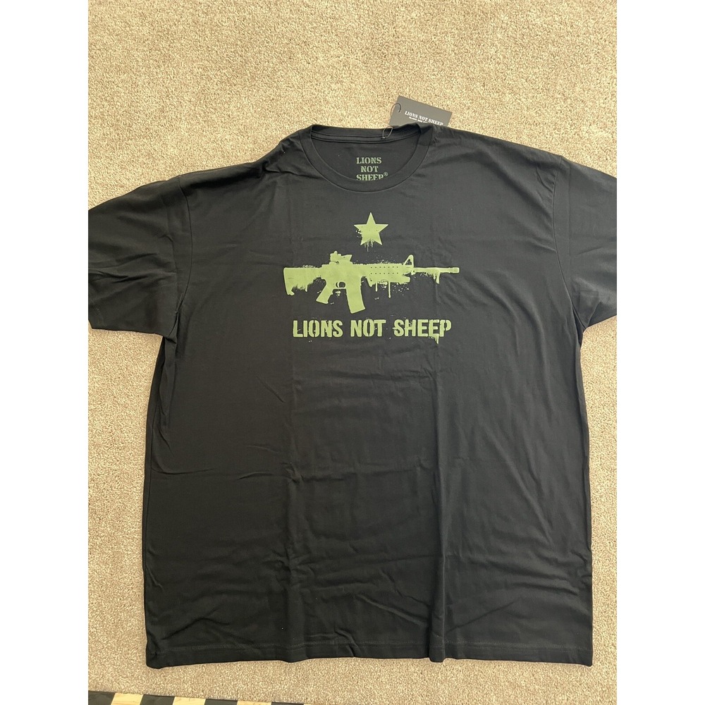 Lions Not‎ Sheep AR-15 Limited Edition t-shirt. NEW xxxl 3XL